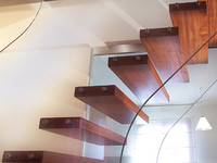 93 Structural Glass-Wood 04 Marretti Stairs Brisbane
